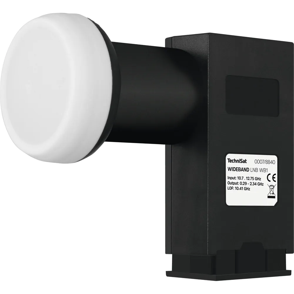WIDEBAND-LNB WB1, 40 mm, schwarz