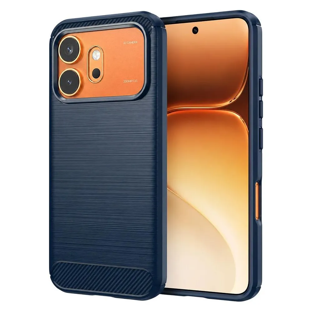 Techsuit - Carbon-Silikon – Honor 600 / 600 Pro – Blau