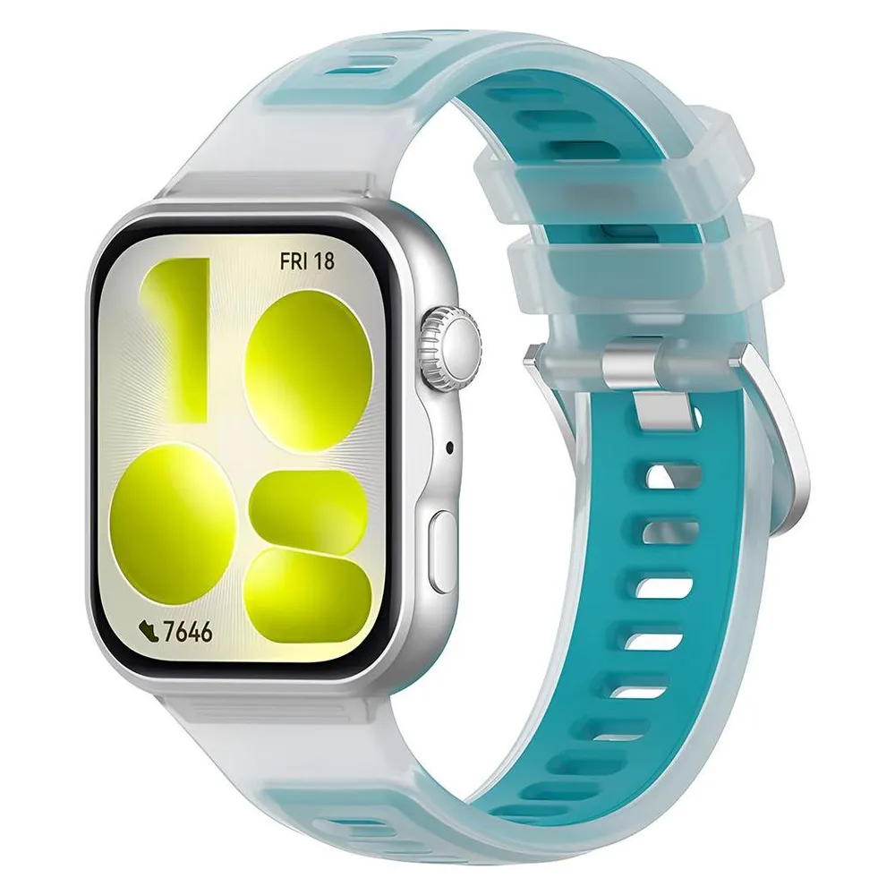 Techsuit - Watchband (W084) - Huawei Watch Fit 3 / Fit 4 / Fit 4 Pro / Fit 5 / Fit 5 Pro - Turquoise