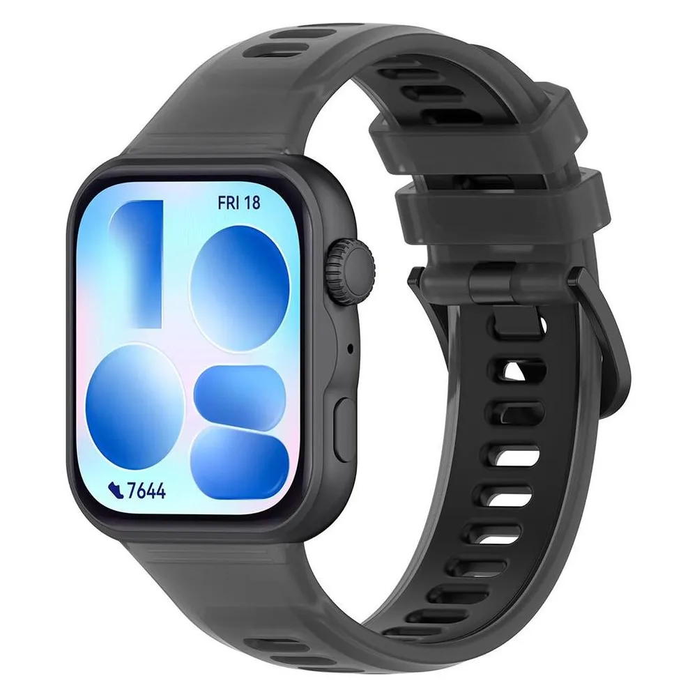 Techsuit - Watchband (W084) - Huawei Watch Fit 3 / Fit 4 / Fit 4 Pro / Fit 5 / Fit 5 Pro - Black