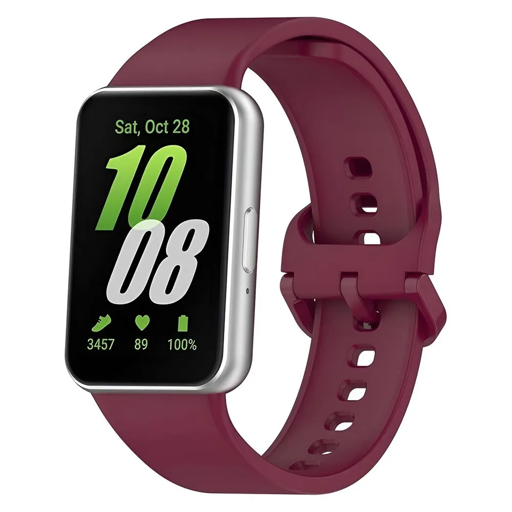 Techsuit - Watchband (W086) - Samsung Galaxy Fit3 - Burgundy