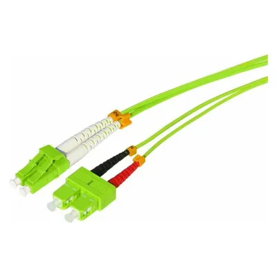 Tecline LWL Patchkabel HD 50/125µm Multimode OM5-Faser LC Duplex Stecker SC - Kabel - Mu