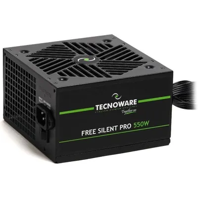 Fuente de Alimentación Tecnoware Free Silent PRO 550W ohne Zertifizierung ATX leise Lüfter