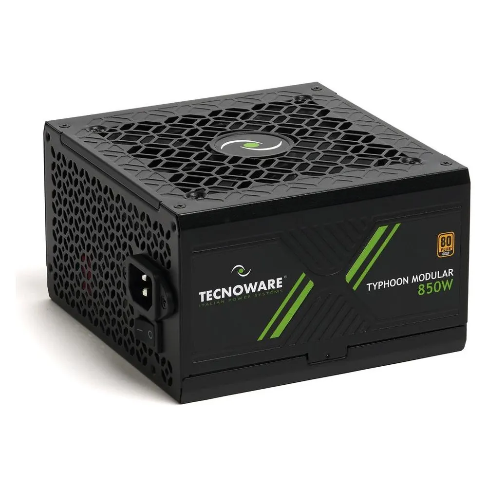 Netzteil TECNOWARE Typhoon 850W 80 Plus Gold Vollmodular DC-DC Flachkabel