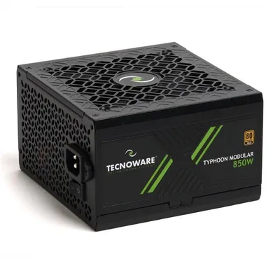 Netzteil TECNOWARE Typhoon 850W 80 Plus Gold Vollmodular DC-DC Flachkabel