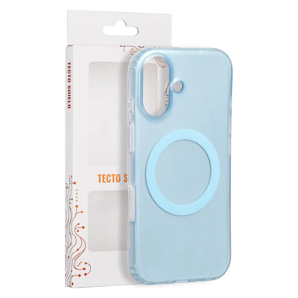Tecto Shield Mistiq Mag Hülle für iPhone 17 6,3" blau