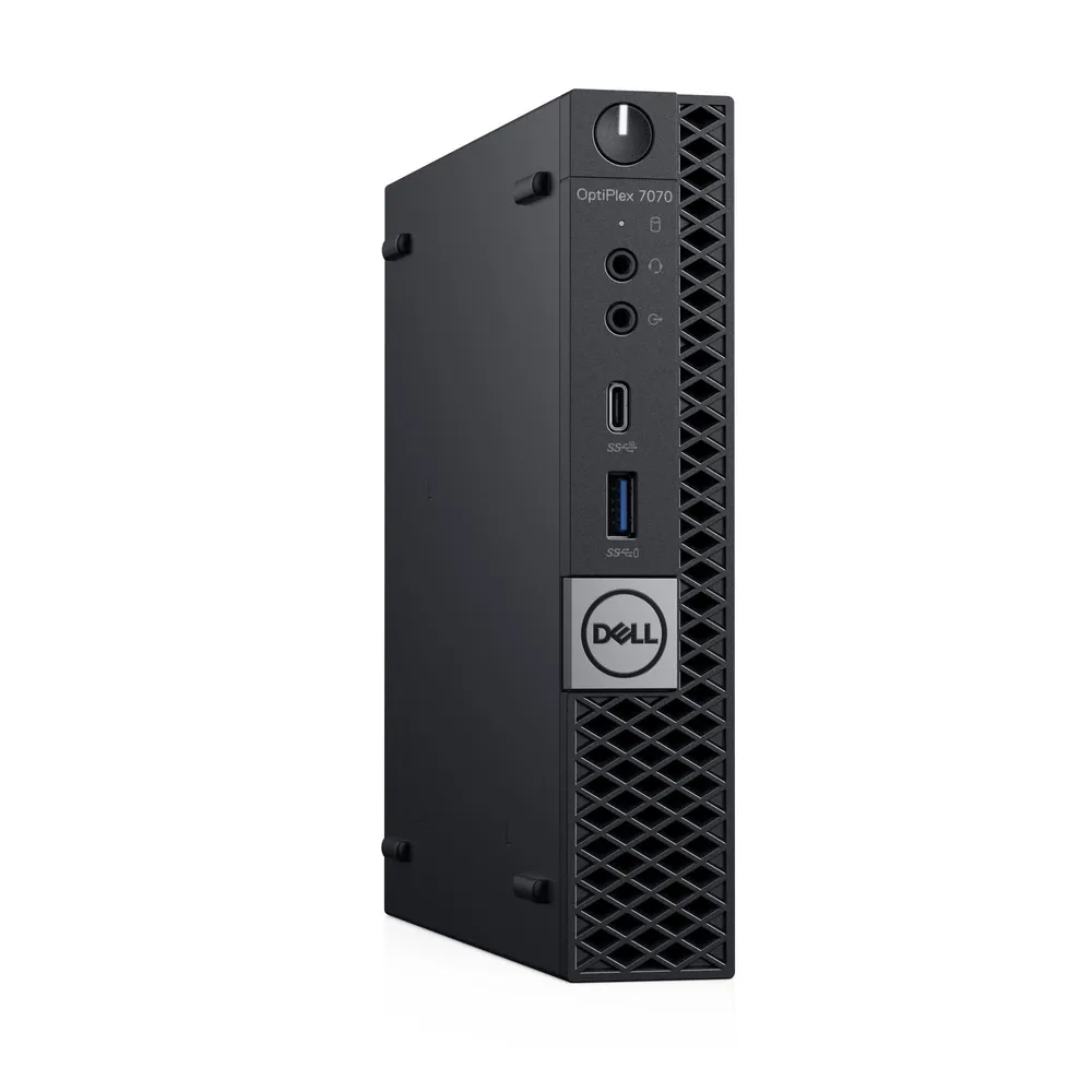 Refurbished Dell OptiPlex 7070 MP, Schwarz, Intel Core i3-9100T, 16 GB, 256 GB SSD, Intel UHD 630