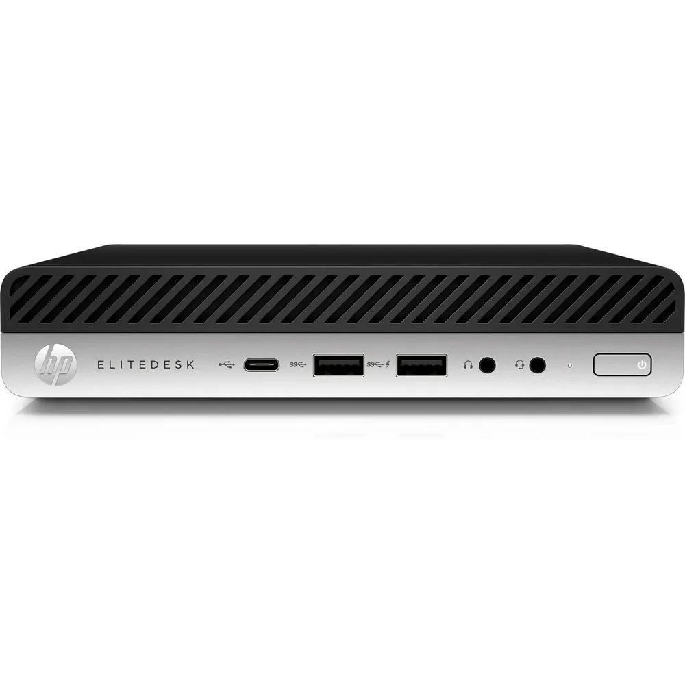 Refurbished HP EliteDesk 800 G4 MP, Schwarz, Intel Core i5-8500T, 16 GB, 512 GB SSD, Intel UHD 630