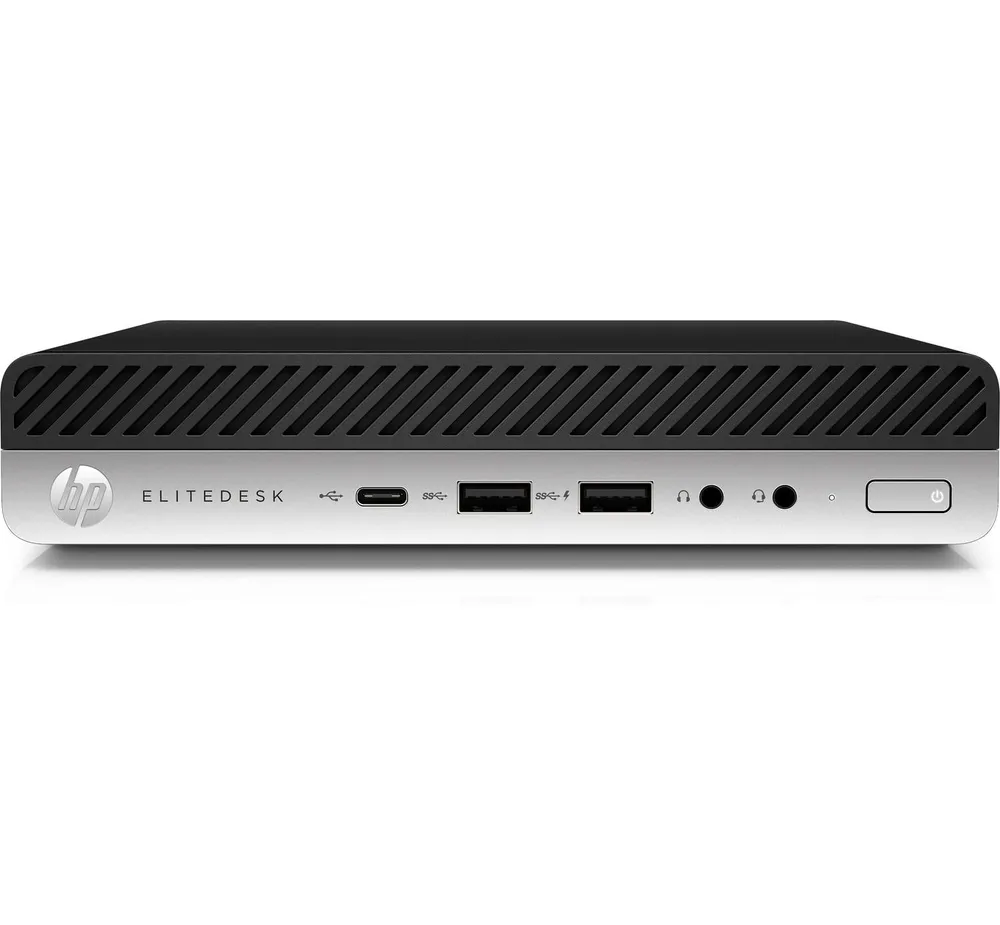 Refurbished HP EliteDesk 800 G4 MP, Schwarz, Intel Core i5-8500T, 16 GB, 512 GB SSD, Intel UHD 630
