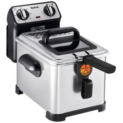 Tefal Filtra Pro Premium FR516110 Fritteuse, semiprofessionell, 4 l, 2400 W, Edelstahl