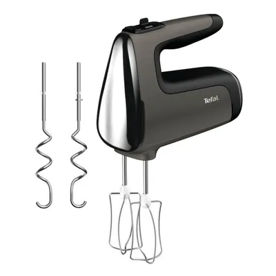 Handmixer TEFAL Powermix Silence HT650E 600 W Silber 5 Stufen Turbo