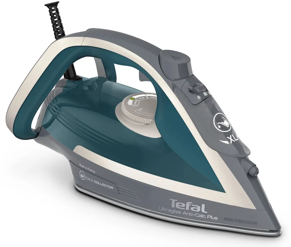 Tefal Dampfbügeleisen Ultragliss Plus FV6842, 2800 W, abnehmbarer Kalk-Kollektor, 2800 W, 50 g/Minute kontinuierliche Dampfabgabe, 260 g/Minute Dampfstoß