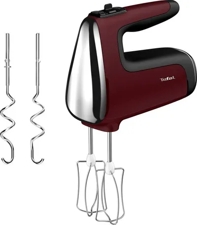Tefal Handmixer HT6525 Powermix Silence, 600 W, leistungsstarker 600-W-Motor