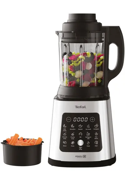 Tefal Standmixer BL83SD PerfectMix Cook, 1400 W, 2 L Fassungsvermögen, 10 Automatikprogramme