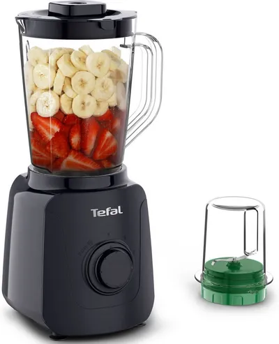 Tefal Standmixer Blendforce Essential, 450 W, 1 L, 2 Geschwindigkeitsstufen, Pulsmodus, inkl. Zerkleinerer