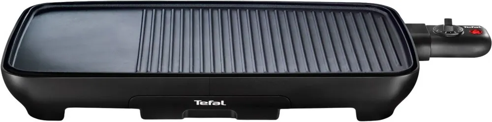 Tefal Tischgrill Malaga, spülmaschinengeeignete Platte und Saftauffangbehälter, 2000 W, Thermosignal-Wärmeanzeige, TG3918