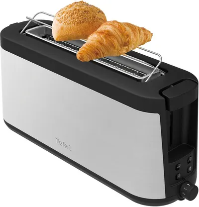 Tefal Toaster TL4308 Element, 1 langer Schlitz, 1000 W, 4 Einstellungen, Langschlitz, mit integriertem Brötchenaufsatz