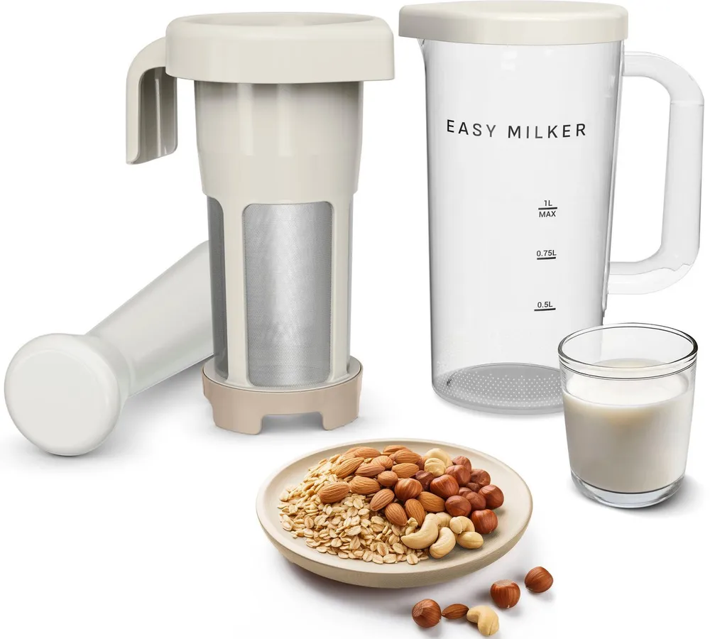 Tefal Zerkleinerer Easy Milker VZ700A, Pflanzenmilchzubereiter, kein Abfall, mit allen Stabmixern kompatibel