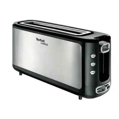 Toaster Tefal TL365ETR Schwarz Edelstahl 1 Scheibe 1000 W 7 Stufen