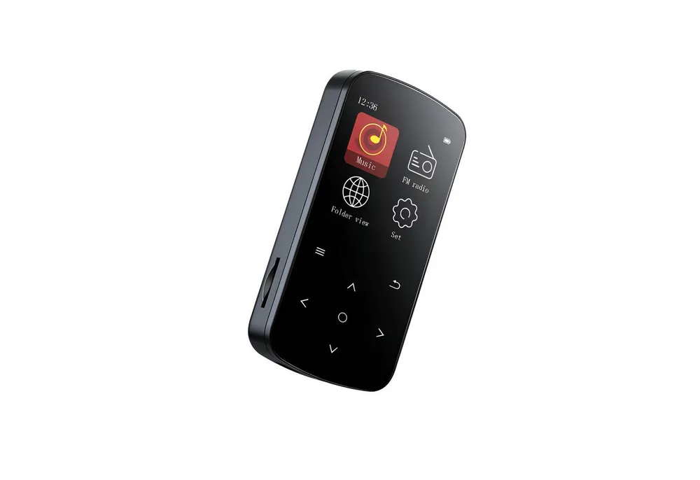 Tekoo MP3-Player mit Clip & Bluetooth, inkl. 64GB SD-Karte, FM-Radio MP3-Player (Bluetooth 4.2, Schrittzähler, Clip-Funktion, Fotoviewer)