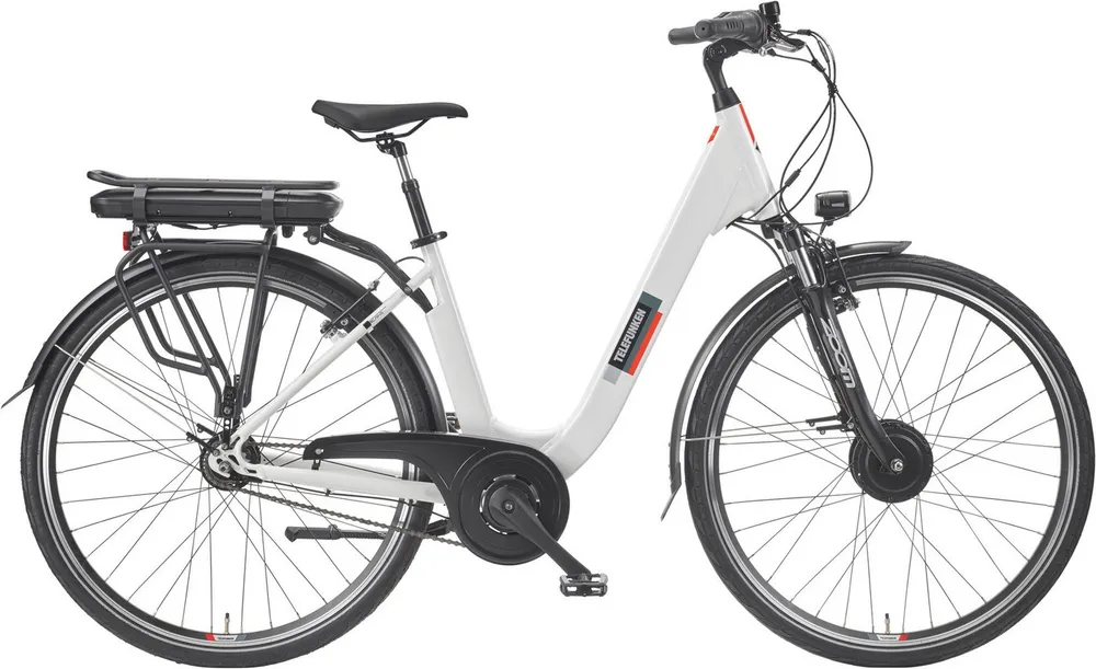 Telefunken E-Bike Cityrad Multitalent RC845, 7 Gang Shimano, Nabenschaltung, Frontmotor, 468 Wh,