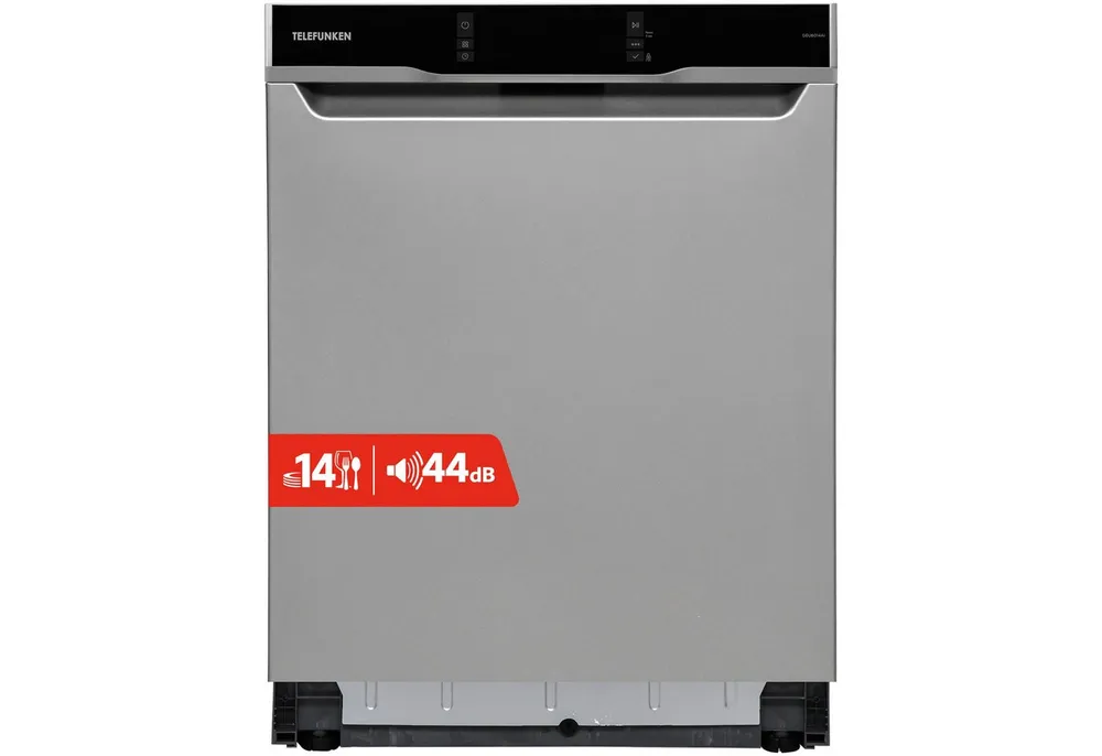 Telefunken Unterbaugeschirrspüler GEU6014AI, 9 l, 14 Maßgedecke, Spülmaschine unterbaufähig 60 cm, 14 Gedecke, 9 Programme, AquaStop