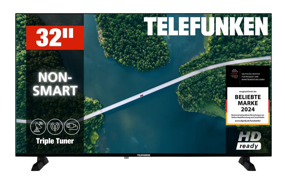 Telefunken XH32P900S LCD-LED Fernseher (80 cm/32 Zoll, HD-ready, Triple-Tuner, USB-Mediaplayer)