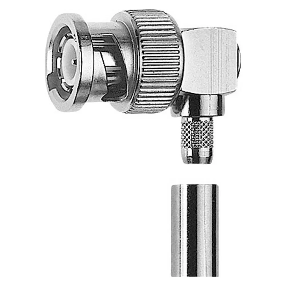 Telegärtner BNC-Kabelwinkelstecker Crimp G04 75 Ohm, löt/crimp, A0503, G04