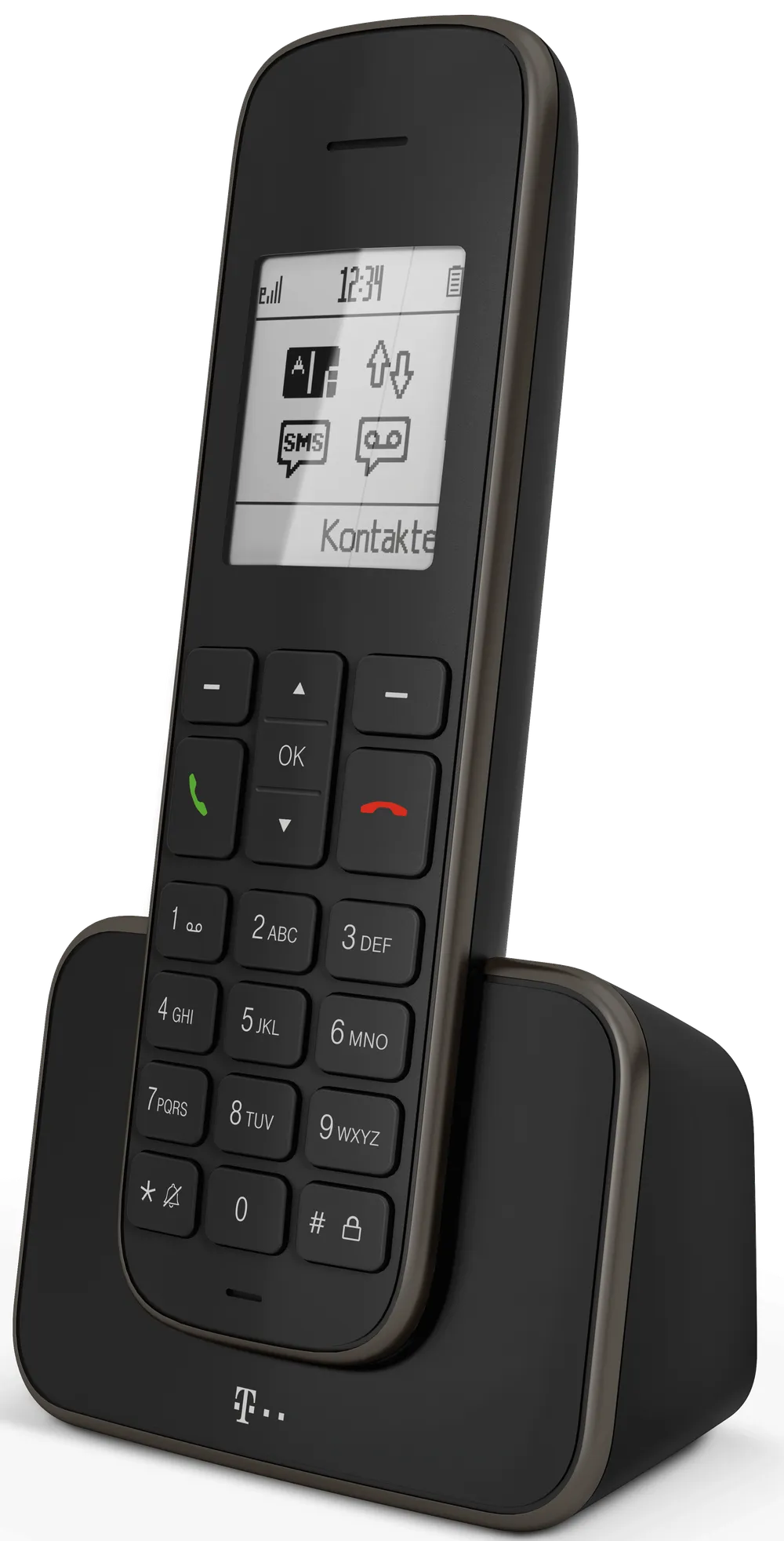 Sinus 207 schwarz Schnurloses Telefon