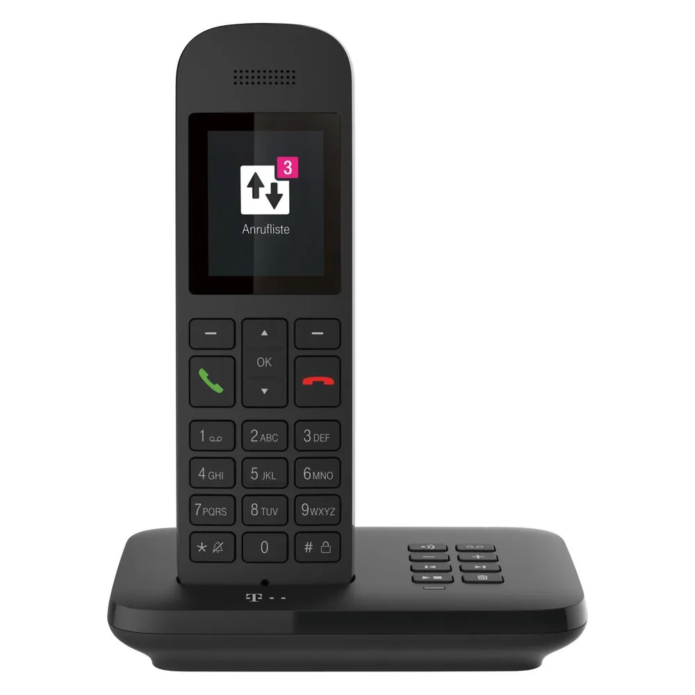 Sinus A12 Schwarz Schnurloses Telefon
