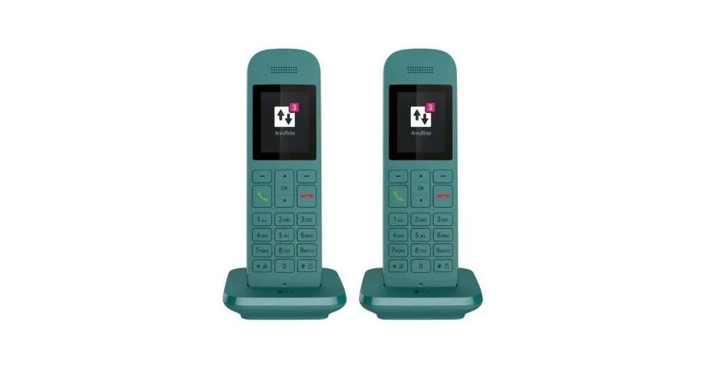 Telekom Telekom Speedphone 12 Duo petrol Schnurloses DECT-Telefon