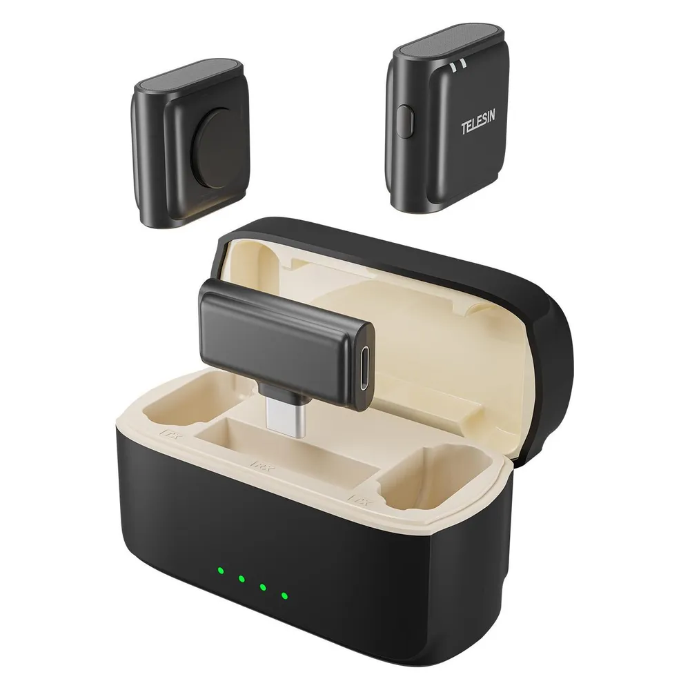 Mikrofon Telesin P5-MCP-01 USB-C omnidirektional mit Powerbank und Rauschunterdrückung