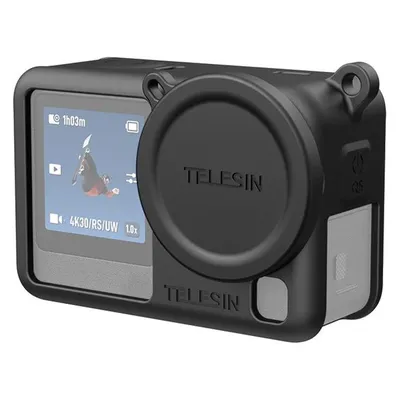 Silikon-Schutzhülle Telesin für DJI Osmo Action 6 Schwarz