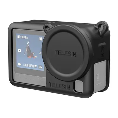 Silikon-Schutzhülle Telesin für DJI Osmo Action 6 Schwarz
