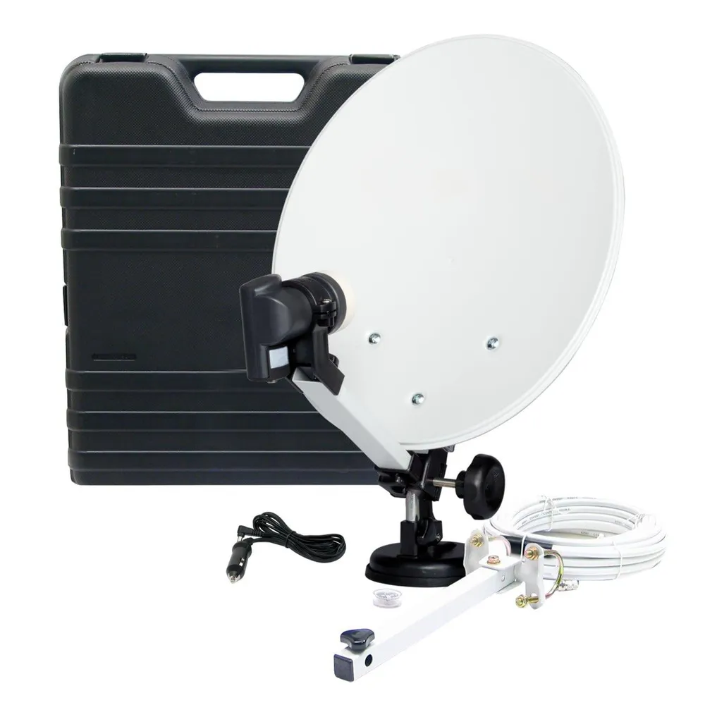 Camping-Digitalanlage im Koffer ohne Receiver, inkl. Single LNB