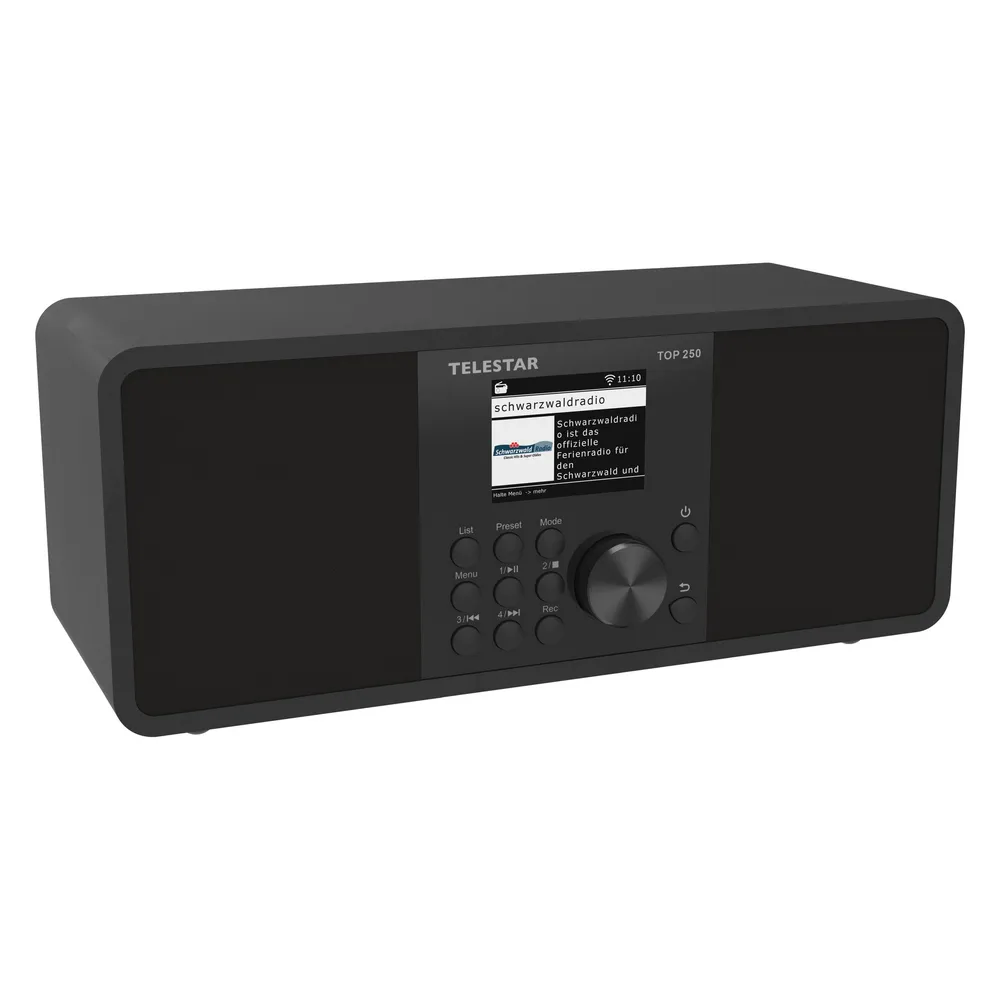 DAB+ Internetradio TOP 250 schwarz