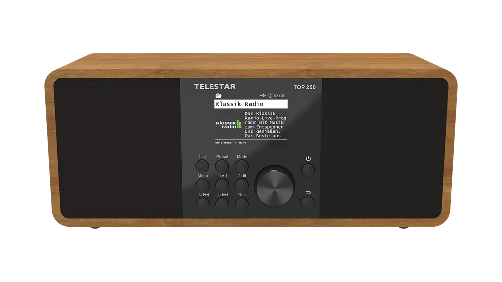 TOP 250 Holz DAB+ Internetradio
