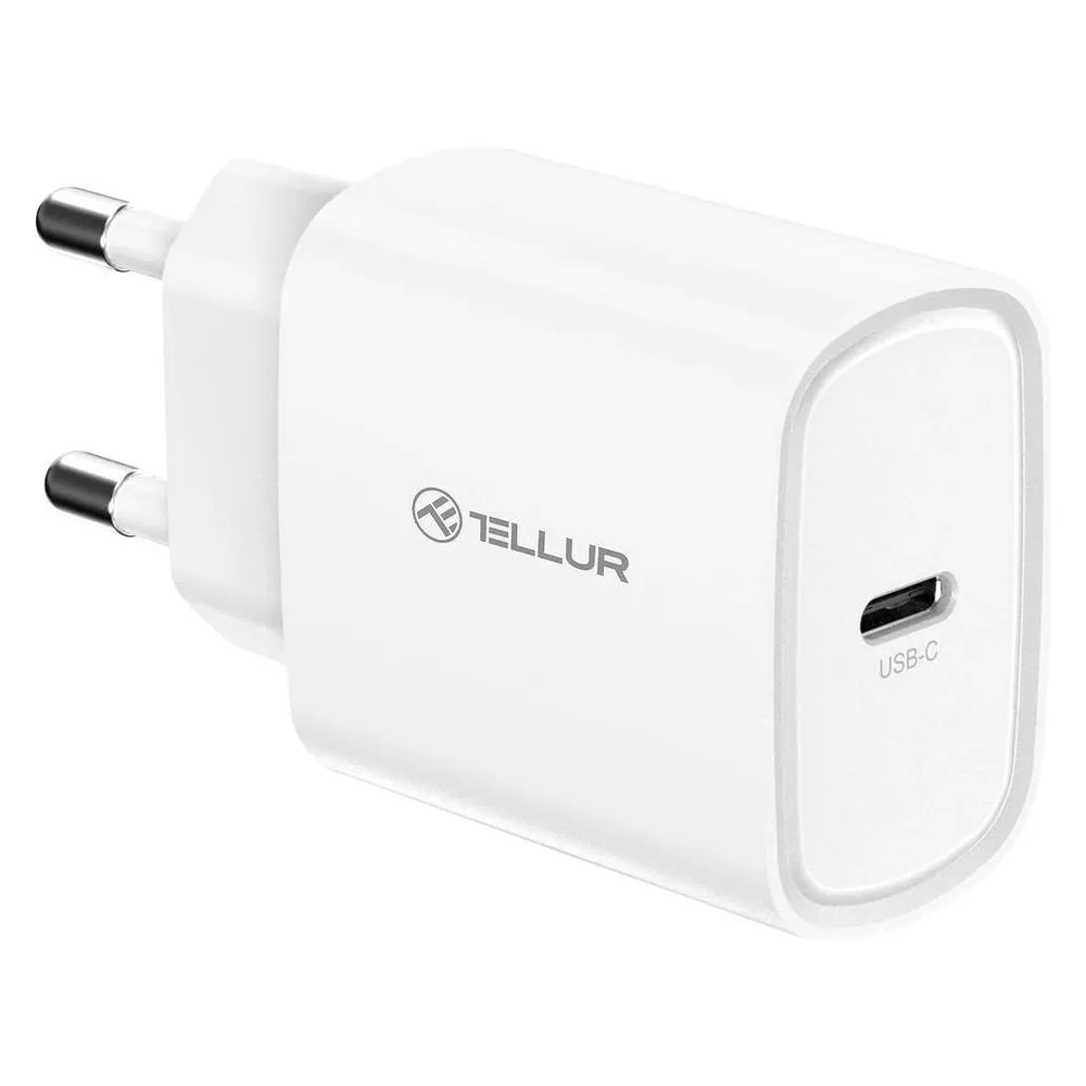 Tellur 20W USB-C PD wall charger white