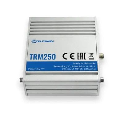 Modem Teltonika Networks TRM250 Intern Aluminium Blau MicroUSB Robust