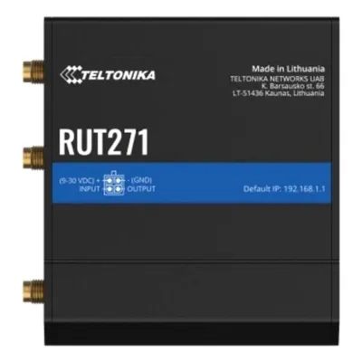 Router Teltonika RUT271 4G LTE 100 Mbps WiFi 4 Industrie Schwarz