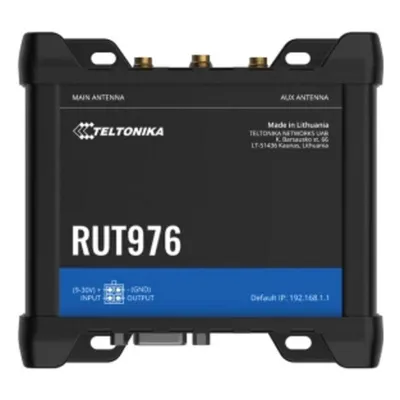 Router Teltonika RUT976 4G 5G WiFi 4 Dual SIM Gigabit Industrie