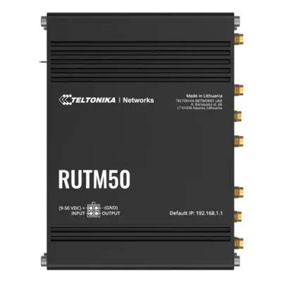 Router Teltonika RUTM50 5G WiFi 5 867 Mbps Dualband Dual SIM Industrie