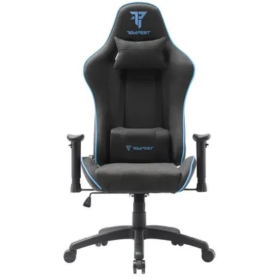 Gaming-Stuhl Tempest Vanquish Mesh Schwarze/Blau Atmungsaktiv