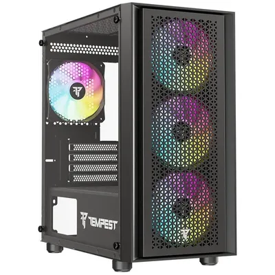 Tempest Airflow Rampart ARGB M-ATX Schwarz