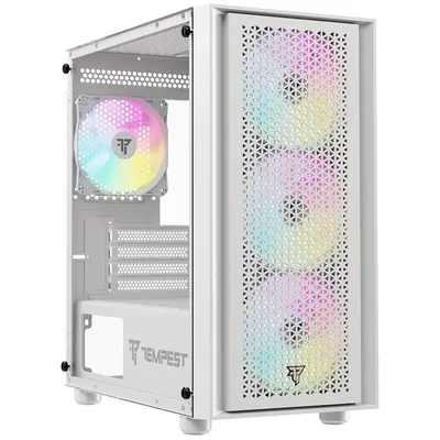 Tempest Airflow Rampart ARGB M-ATX Weiß