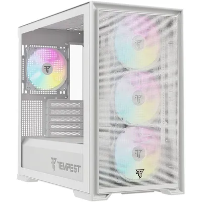 Tempest Airflow Stronghold ARGB M-ATX Weiß
