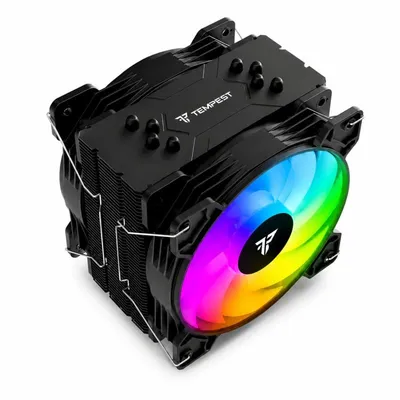 Tempest Cooler 4Pipes 2x120mm RGB CPU-Lüfter Schwarz