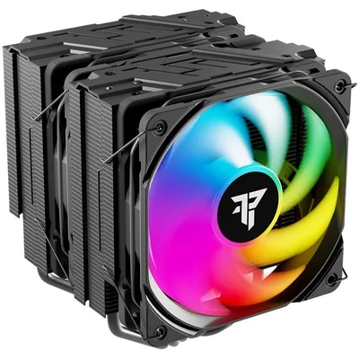 Tempest Cooler 6Pipes Black A-RGB CPU-Lüfter Dual-Kühlkörper 2x120mm Schwarz