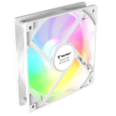 Tempest Fan 120mm ARGB PWM Zusatzlüfter weiß