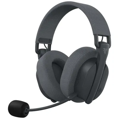 Tempest FlexWave Kabellose Gaming-Kopfhörer PC/PS4/PS5/Xbox/Xbox X/Switch Grau